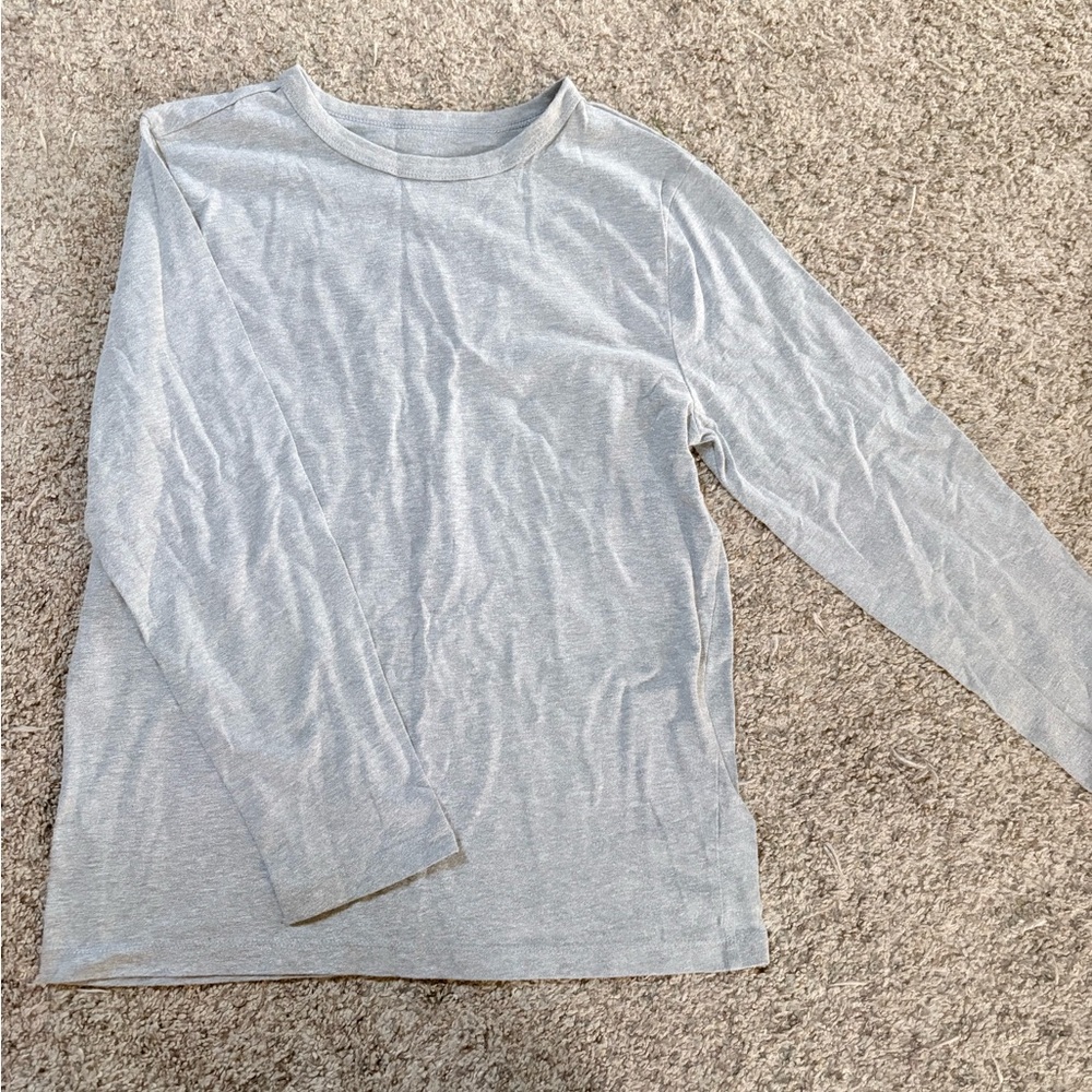 Wonder Nation Heather Gray Long Sleeve Tee